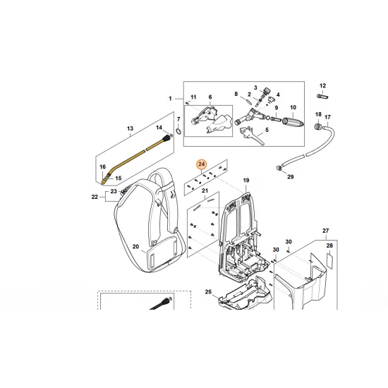 STIHL  Zestaw śruby 4854 007 1900